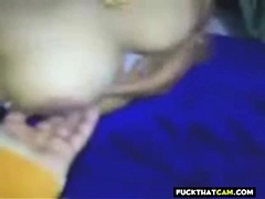 Sexy Indian MILF shows her big natural hooters on cam